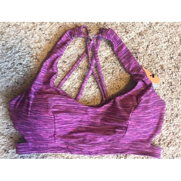 Cozy Orange Other - Eco NEW “Cozy Orange" Purple Sports Bra